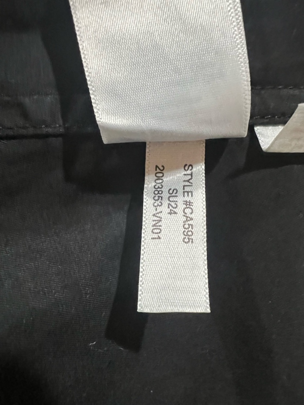 J. Crew Black Patch Pocket Vest in Lightweight Twill Size 20 - Picture 7 of 7
